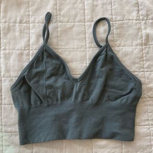 ALO Delight Seamless Bralette - NWOT - Medium - Dark Cactus